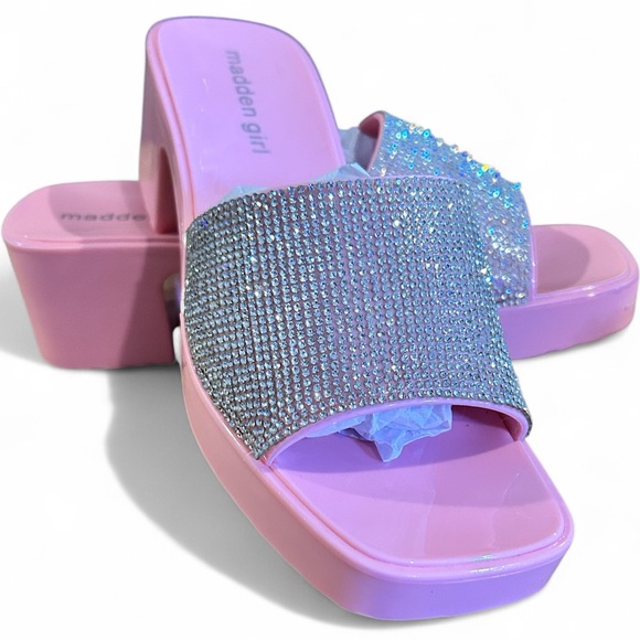 Madden Girl Shoes - Madden Girl Pink Rhinestone Mules
NWT
Sz 7